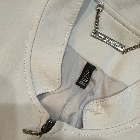 WHBM Women's Lilac Zip Front Jacket Size 12 - Picture 11 of 11